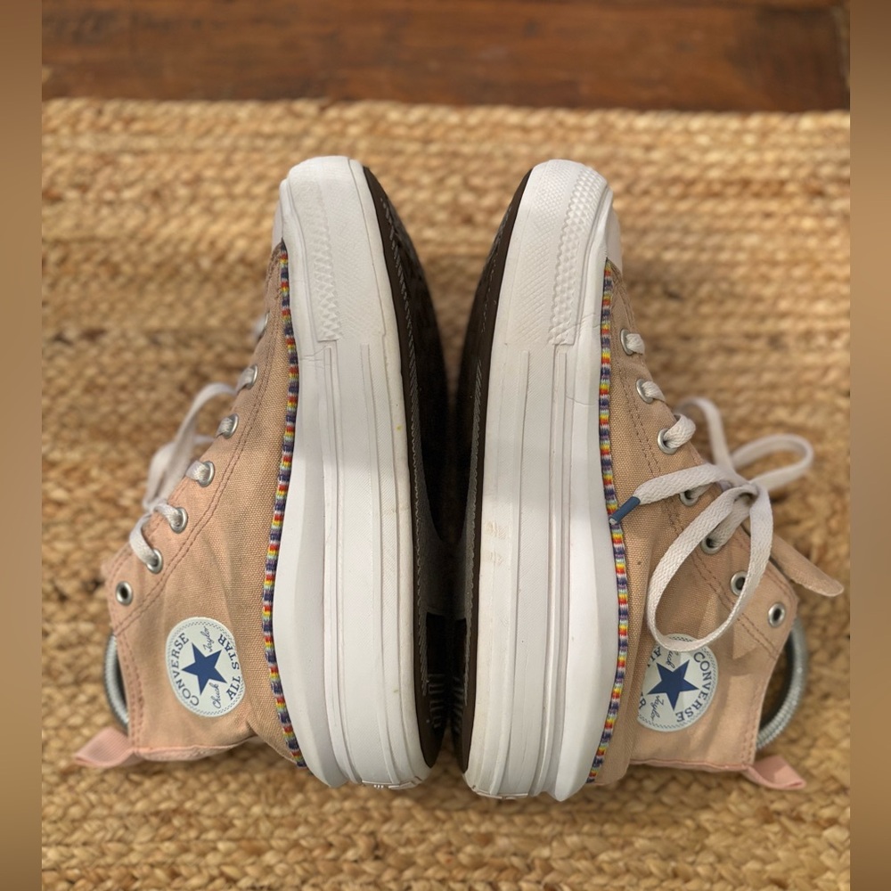CONVERSE Chuck Taylor All Star Platform Friendship Bracelet youth girl size 3 - Picture 4 of 8